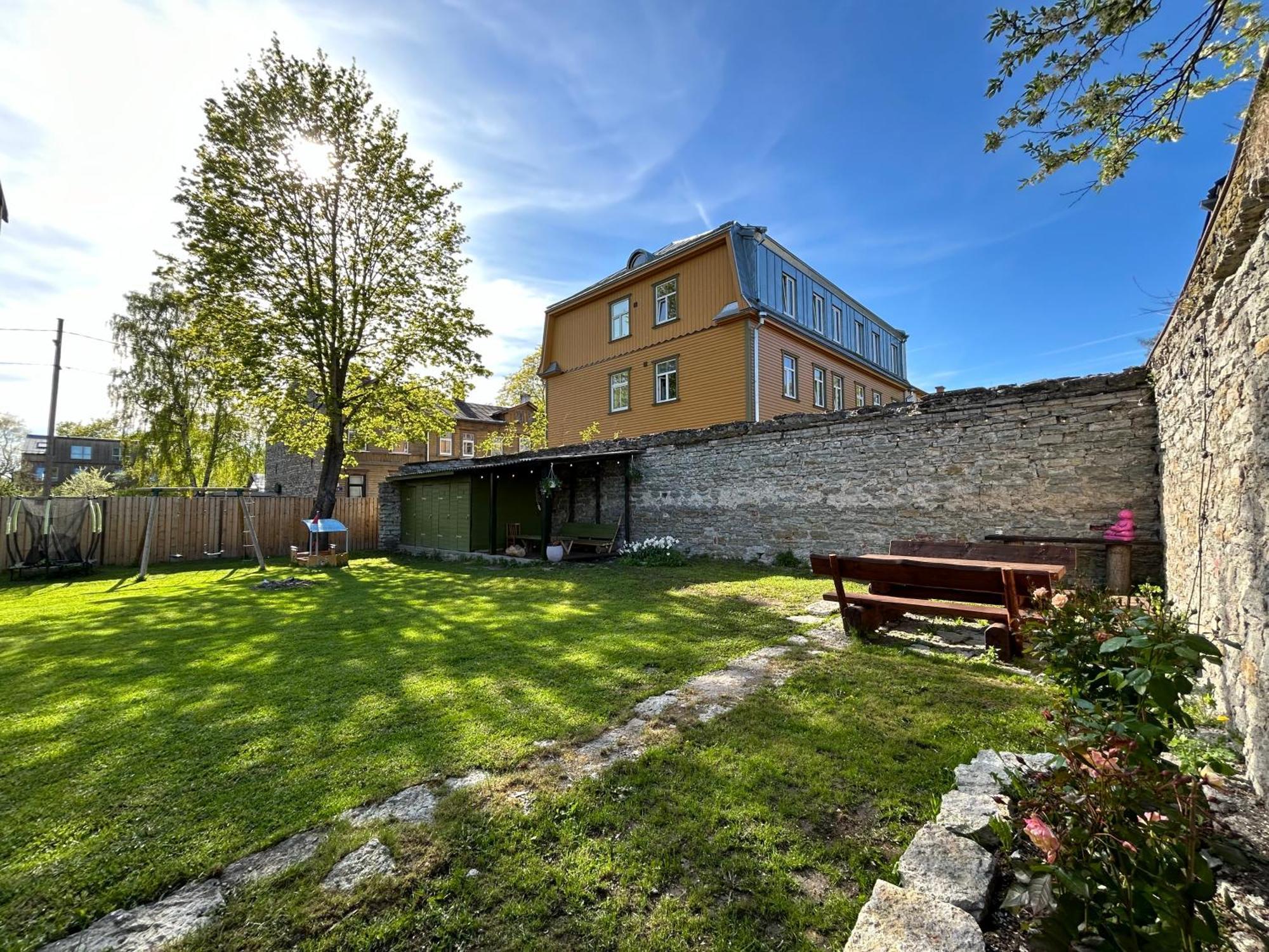 Garden Next To Telliskivi & Old Town Tallinn